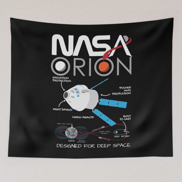 Item preview, Orion Spacecraft System Schematics Artemis Lunar Mission  Classic . designed and sold by morphykiswop.