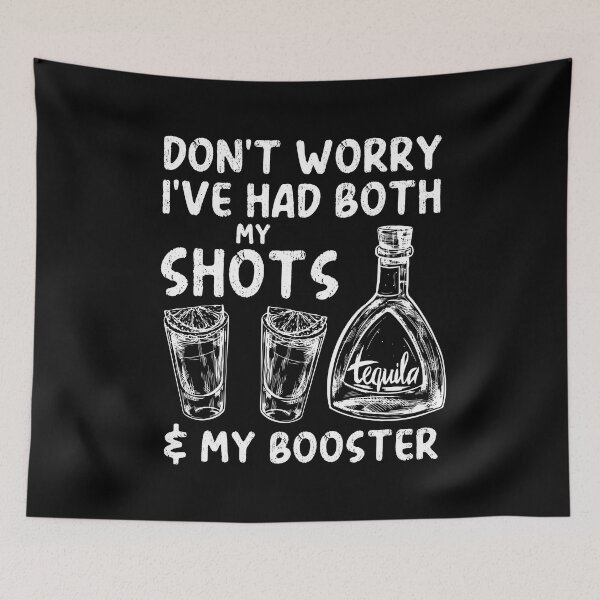 Item preview, Don't Worry I've Got Both My Shots designed and sold by MacAndMoose.