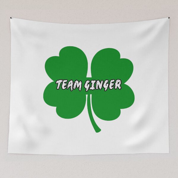 Item preview, Team Ginger Green Clover Leaf designed and sold by Tiziza.