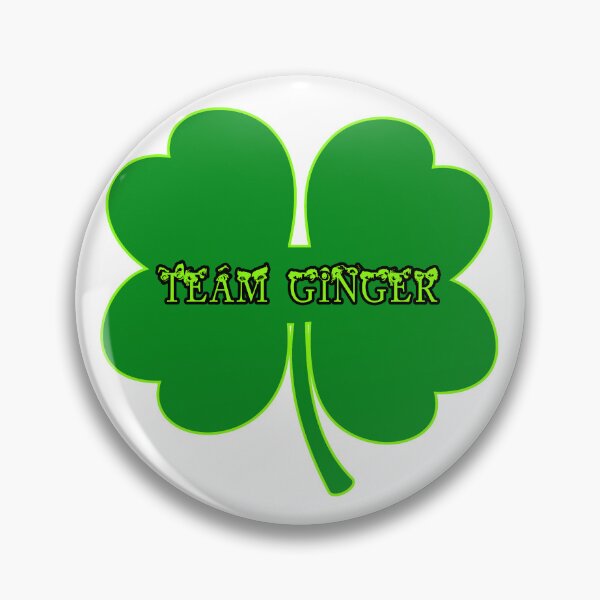 Artikelvorschau, Team Ginger Green Clover Leaf entworfen und verkauft von Tiziza.