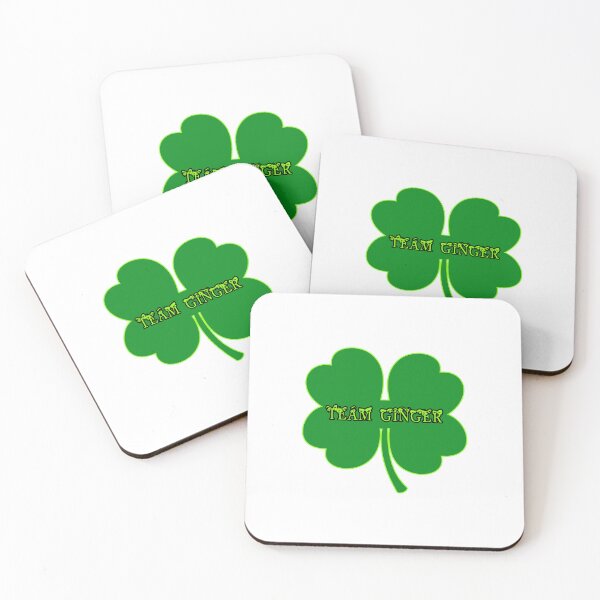 Item preview, Team Ginger Green Clover Leaf designed and sold by Tiziza.