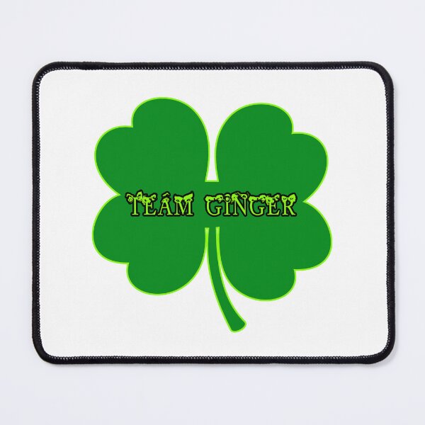 Item preview, Team Ginger Green Clover Leaf designed and sold by Tiziza.