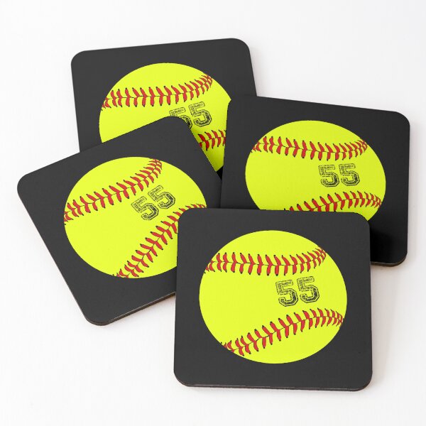 Item preview, Softball ball number 55, fifty five designed and sold by TheCultStuff.