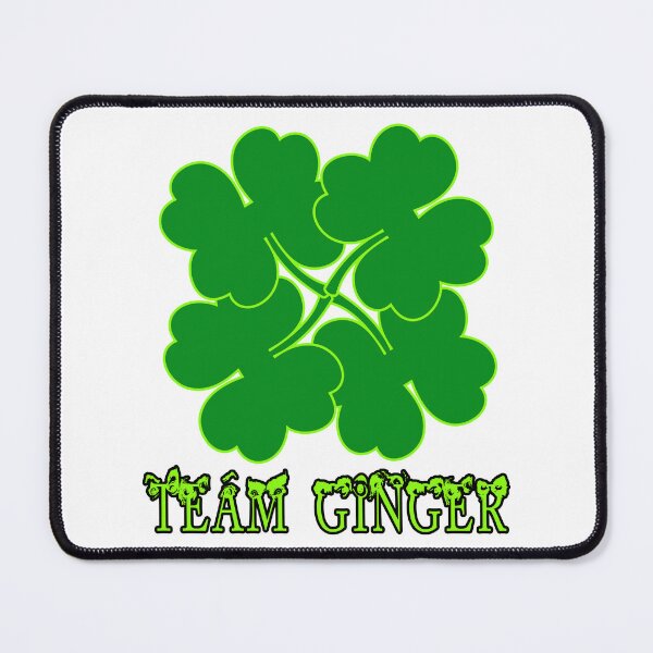 Item preview, Team Ginger Green Clover Leaf designed and sold by Tiziza.