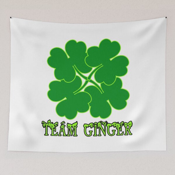 Item preview, Team Ginger Green Clover Leaf designed and sold by Tiziza.
