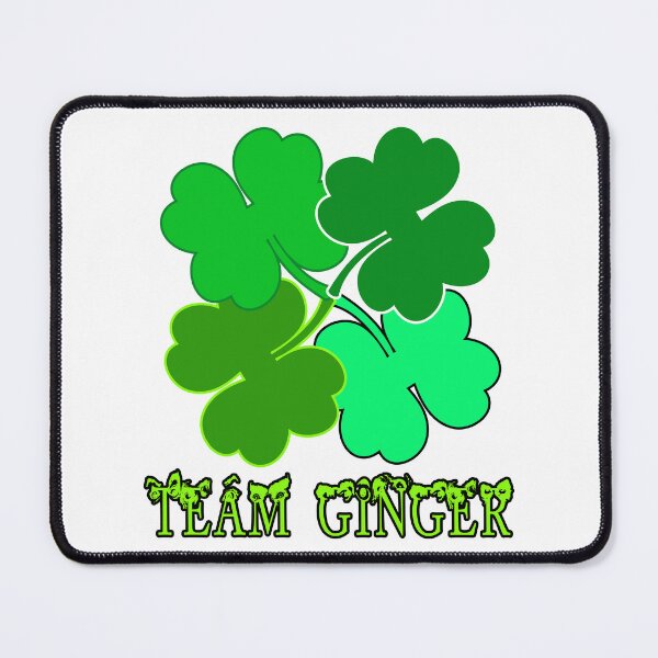 Item preview, Team Ginger Green Clover Leaf designed and sold by Tiziza.