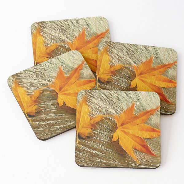 Item preview, Golden Autumn Leaves in the Fountain designed and sold by fatenanwar.