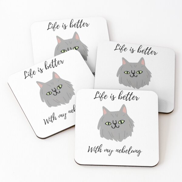 Item preview, Life is better with my nebelung  designed and sold by NGstil.