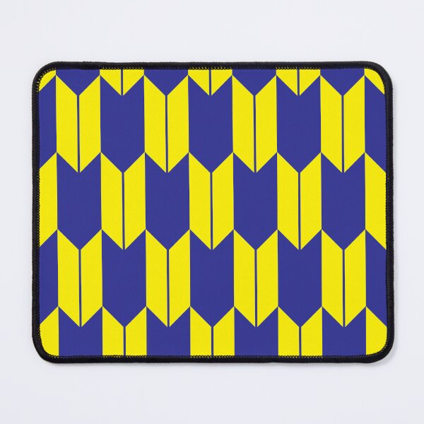 Item preview, Trapezoid Tessellation | Pattern | Navy and Yellow designed and sold by rsty11.