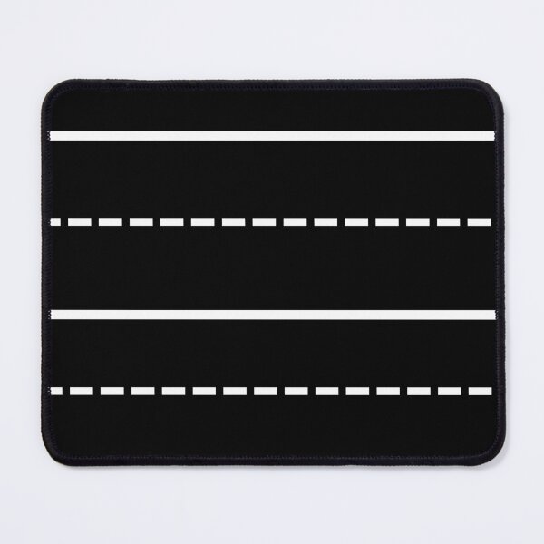 Item preview, Horizontal road pattern illustration. White lines on black background designed and sold by Giree07.
