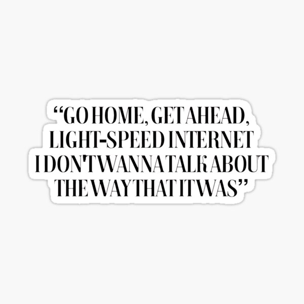 harry styles as it was lyrics Sticker