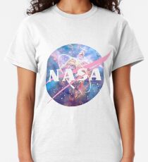 Pastel Nebula Nasa Logo Classic T-Shirt