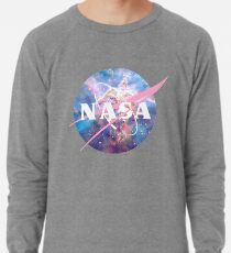 Pastel Nebula Nasa Logo Lightweight Sweatshirt