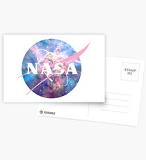 Pastellnebel Nasa Logo Postkarten