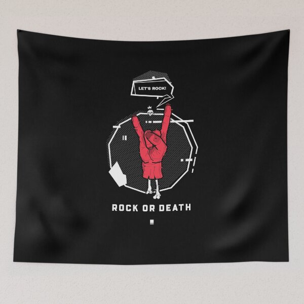 Item preview, Rock or death, zombie hand designed and sold by MindBlownWill.
