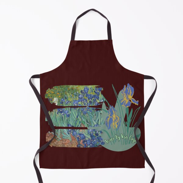 Aperçu de l'œuvre Iris de Va Gogh Iris de Van Gogh Iris bleus Fête des mères Bouquet Classique 1890 créée et vendue par BePosh.