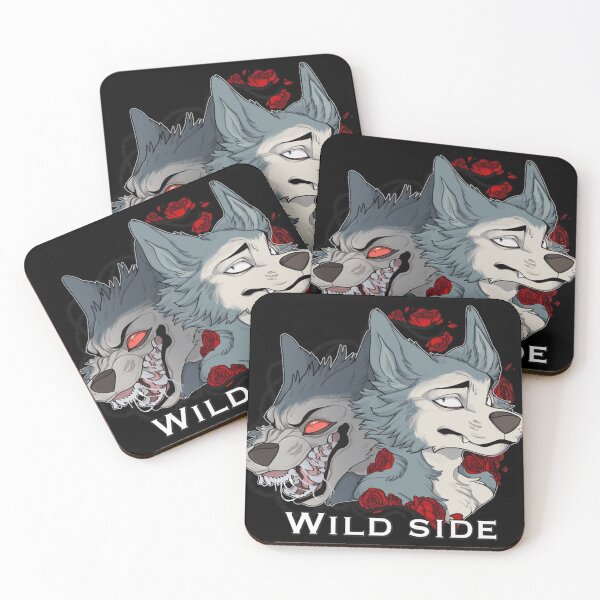 Item preview, Wild side wolf and rose Classic . designed and sold by tornerkanuan.