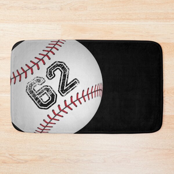 Item preview, Baseball ball number 62, sixty two designed and sold by TheCultStuff.