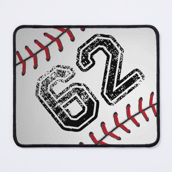 Item preview, Baseball ball number 62, sixty two designed and sold by TheCultStuff.