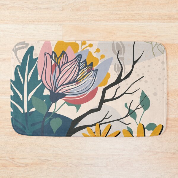 Item preview, Abstract Colourful Flowers 20 designed and sold by simplydesignart.