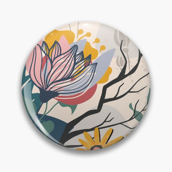 Item preview, Abstract Colourful Flowers 20 designed and sold by simplydesignart.