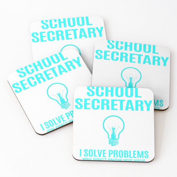 Item preview, School Secretary - I Solve Problems Job Gift designed and sold by melissaval2.
