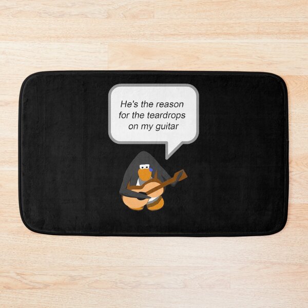 Item preview, Teardrops on my Guitar - Club Penguin Sticker designed and sold by AlexieLopezs.