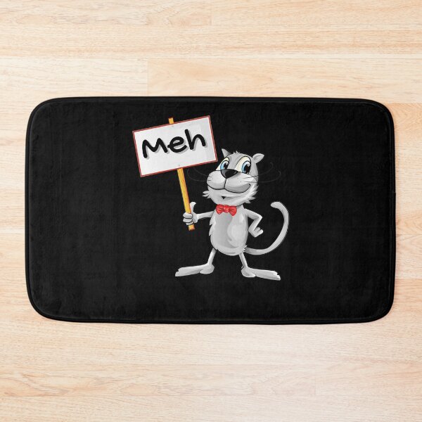 Item preview, Funny Meh Cat  designed and sold by linzhsantosf.