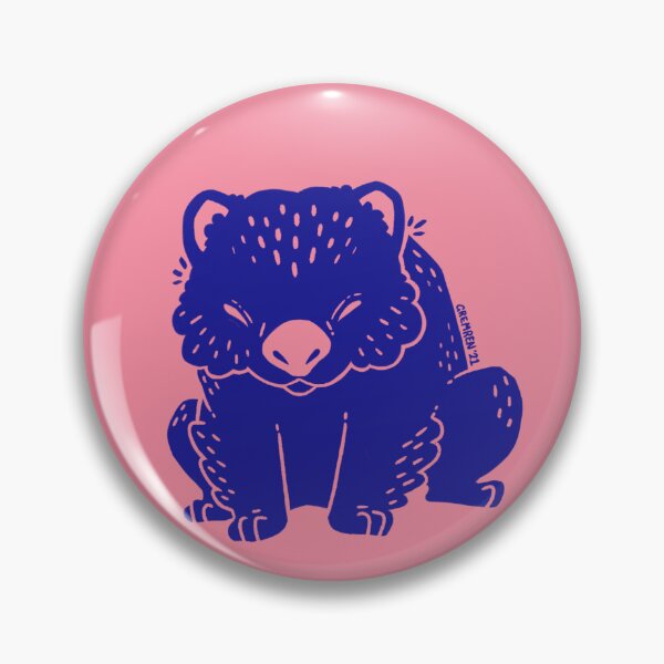Item preview, Blockprint Wombat Illustration designed and sold by Gremren.