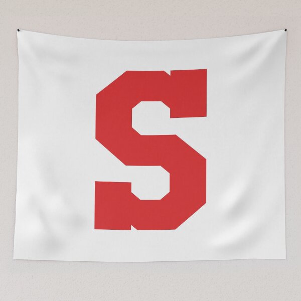 Item preview, Alphabet, Red S, Sports letter S designed and sold by TheCultStuff.