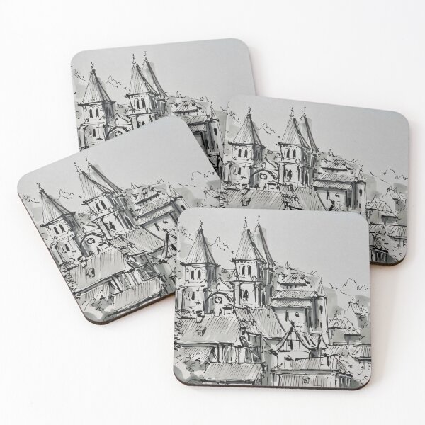 Item preview, Rooftops - Urban Sketching designed and sold by TeeBruh.