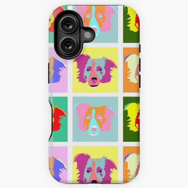 Aperçu de l'œuvre Border Collie Pop Art créée et vendue par pounddesigns.