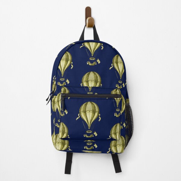 Item preview, Vintage Hot air Balloon Illustration: Rising Above It All designed and sold by Happy Puppy Print On Demand.