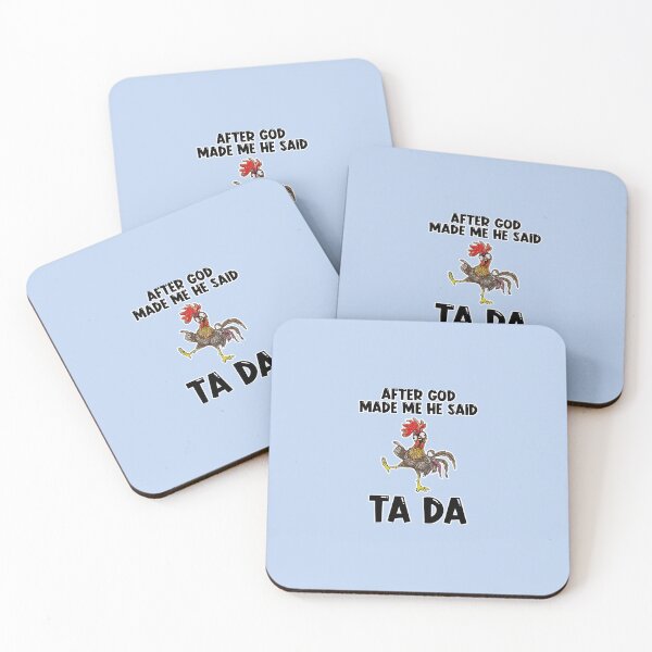Item preview, After God Made Me He Said Ta Da Sticker designed and sold by LamarLee.
