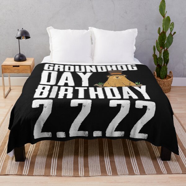 Item preview, Fun Groundhog Day Birthday 2.2.22 Party February 2nd 2022 designed and sold by KateFiloramo.