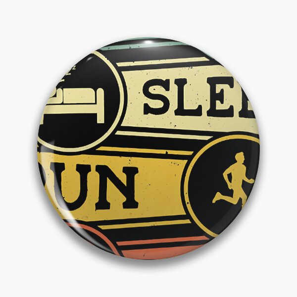 Item preview, Eat Sleep Run Repeat Retro Jogging Endurance Sport Training Premium designed and sold by BRIANPASSA.