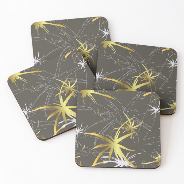 Item preview, fireworks, golden splashes, celebration design, party background, festive pattern designed and sold by Natairbrush.