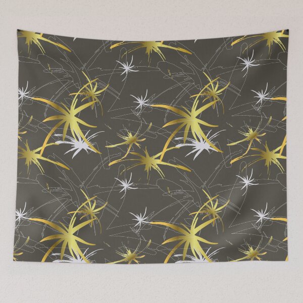 Item preview, fireworks, golden splashes, celebration design, party background, festive pattern designed and sold by Natairbrush.