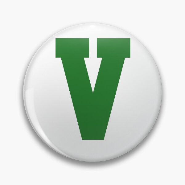 Item preview, Alphabet, Green V, Sports letter V designed and sold by TheCultStuff.