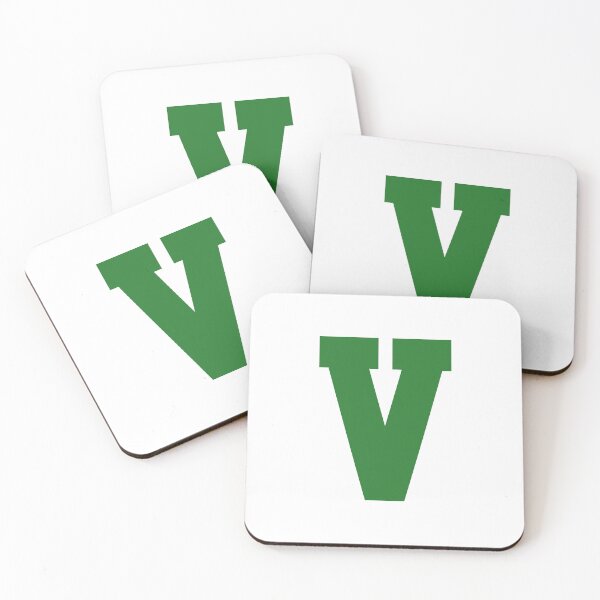 Item preview, Alphabet, Green V, Sports letter V designed and sold by TheCultStuff.