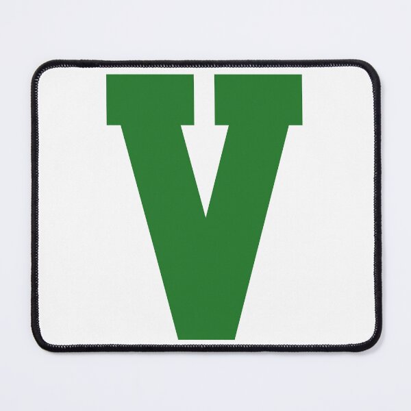 Item preview, Alphabet, Green V, Sports letter V designed and sold by TheCultStuff.