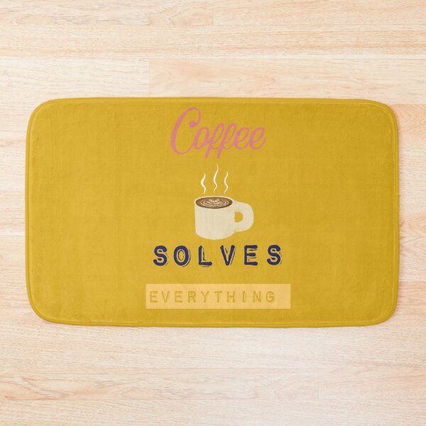 Item preview, coffee solves everything designed and sold by ZubiyaArt.