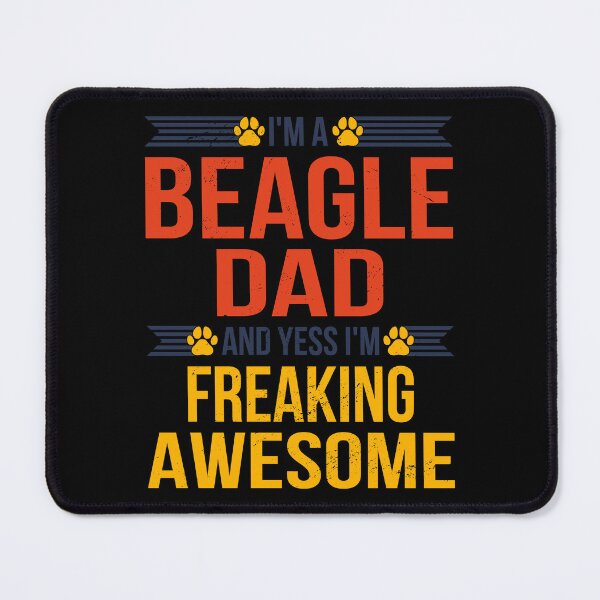 Item preview, Awesome Beagle Dad Quote Fathers Day Funny Dog Lover Saying designed and sold by RJ-Art.