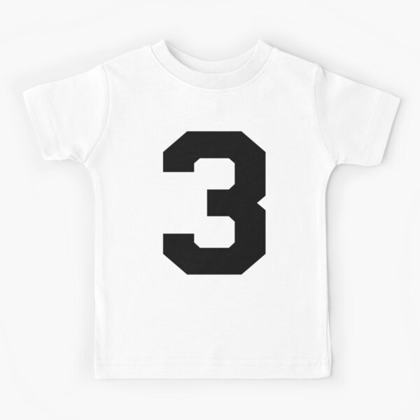 The Number Three - No. 3 (two-color) white | Kids T-Shirt