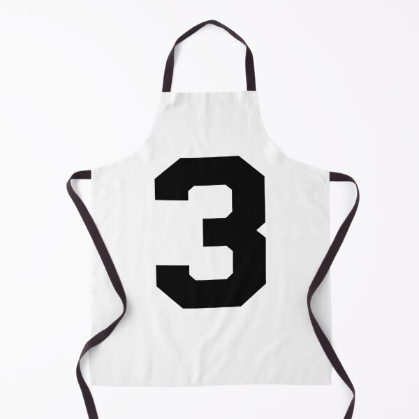Item preview, Number 3, Black three, Sports number 3 designed and sold by TheCultStuff.