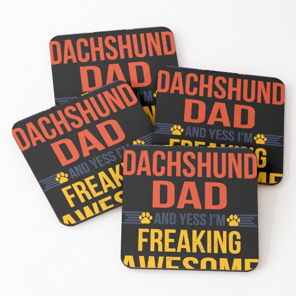 Item preview, Awesome Dachshund Dad Quote Fathers Day Funny Dog Lover designed and sold by RJ-Art.