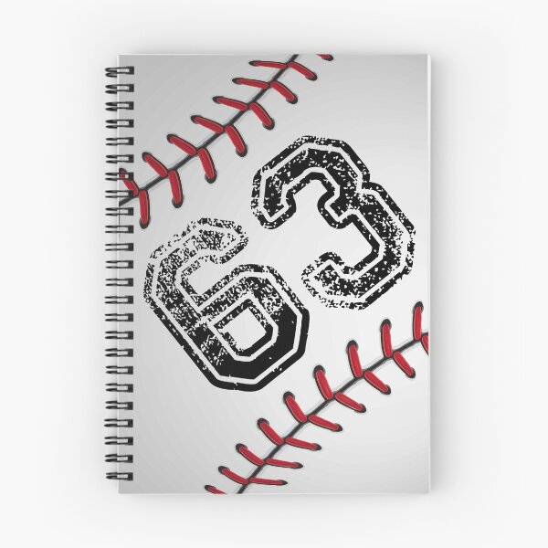 Item preview, Baseball ball number 63, sixty three designed and sold by TheCultStuff.