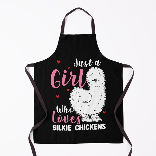 Item preview, Just A Girl Who Loves Silkie Chickens designed and sold by davetmccall.