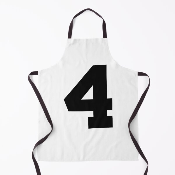 Item preview, Number 4, Black four, Sports number 4 designed and sold by TheCultStuff.