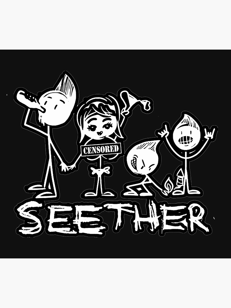 "Seether full originals album-logo" Poster for Sale by galaxy9323 ...